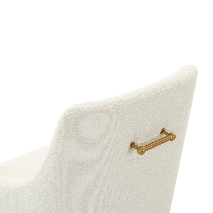 Beatrix Cream Performance Boucle Side Chair - UK - Home And Beyond