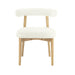 Spara Cream Boucle Side Chair - UK - Home And Beyond