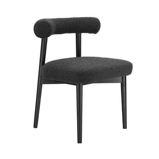 Spara Black Boucle Side Chair - UK - Home And Beyond
