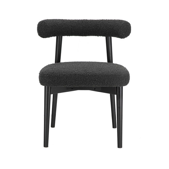 Spara Black Boucle Side Chair - UK - Home And Beyond