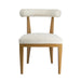 Palla Cream Boucle Dining Chair - UK - Home And Beyond