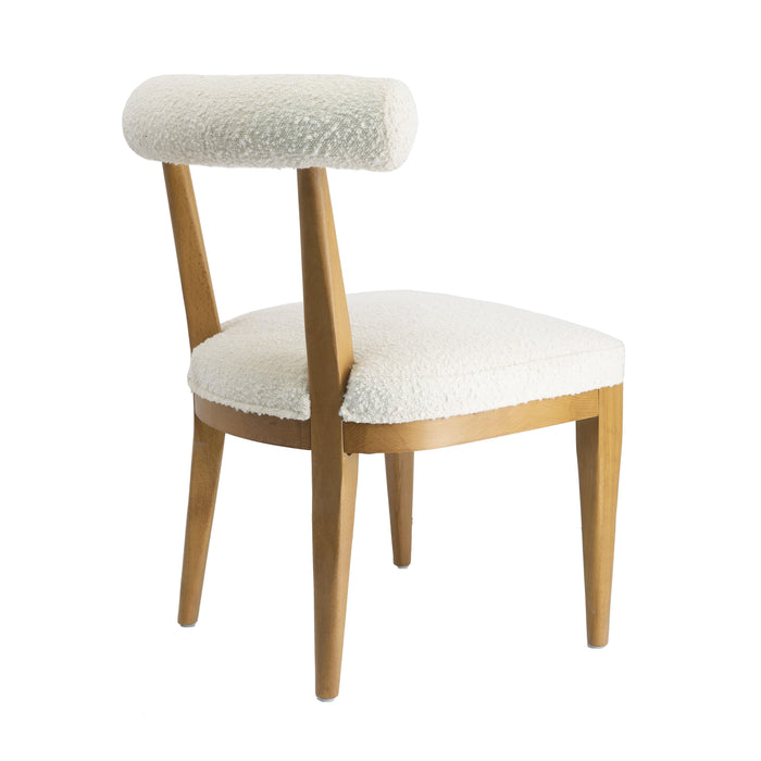 Palla Cream Boucle Dining Chair - UK - Home And Beyond