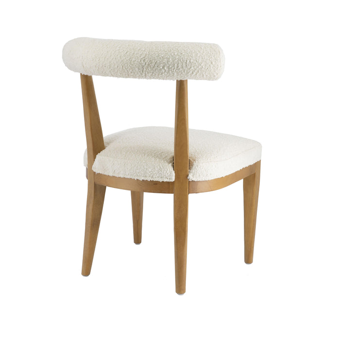 Palla Cream Boucle Dining Chair - UK - Home And Beyond