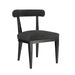 Palla Black Boucle Dining Chair - UK - Home And Beyond