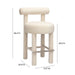 Carmel Cream Velvet Counter Stool - Home And Beyond
