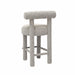 Carmel Black & White Performance Boucle Counter Stool - Home And Beyond