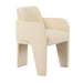 Leo Cream Performance Vegan Leather Dining Chair - Home And Beyond