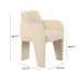 Leo Cream Performance Vegan Leather Dining Chair - Home And Beyond