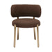Margaret Chocolate Brown Performance Boucle Dining Chair - Home And Beyond