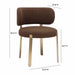 Margaret Chocolate Brown Performance Boucle Dining Chair - Home And Beyond