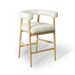 Spara Cream Boucle Counter Stool - UK - Home And Beyond