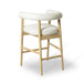 Spara Cream Performance Boucle Counter Stool - Home And Beyond