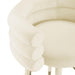 Betty Cream Velvet Barstool - Home And Beyond