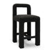 Hazel Black Boucle Counter Stool - Home And Beyond
