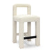 Hazel Cream Boucle Counter Stool - Home And Beyond