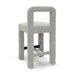 Hazel Grey Boucle Counter Stool - Home And Beyond