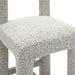 Hazel Grey Boucle Counter Stool - Home And Beyond