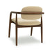 Betsy Taupe Vegan Leather Dining Chair - Home And Beyond
