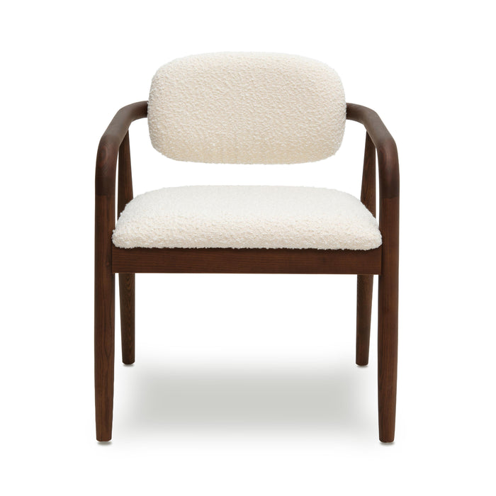 Betsy Cream Performance Boucle Dining Chair - Home And Beyond