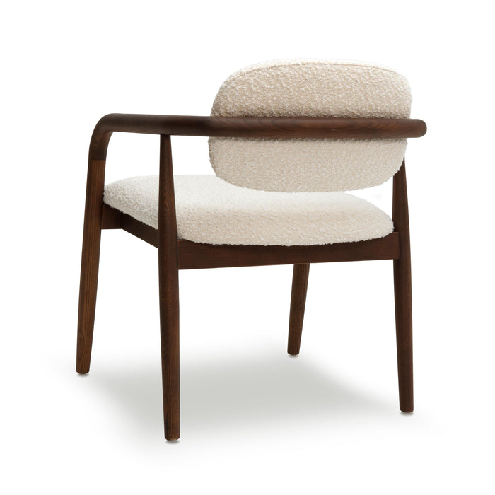 Betsy Cream Performance Boucle Dining Chair - Home And Beyond
