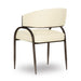 Tatum Cream Performance Vegan Leather Dining Chair - Home And Beyond