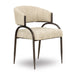 Tatum Taupe Textured Performance Boucle Dining Chair - Home And Beyond