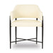 Sezanne Cream Vegan Leather Dining Chair - Home And Beyond