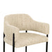 Sezanne Taupe Textured Performance Boucle Dining Chair - Home And Beyond