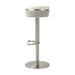 Astro White and Grey Boucle Adjustable Stool - Home And Beyond