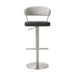Cosmo Black and Grey Boucle Adjustable Stool - Home And Beyond