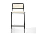 Gale Cream Performance Vegan Leather Stackable Stool - Set of 2 - Home And Beyond