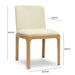 Rebecca Cream Performance Velvet Dining Chair - Home And Beyond