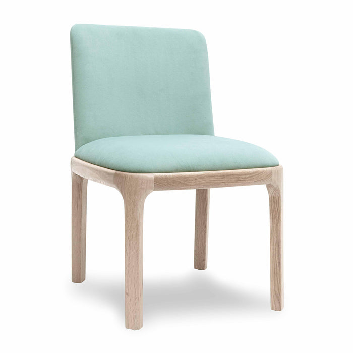 Rebecca Light Blue Performance Velvet Dining Chair - Home And Beyond