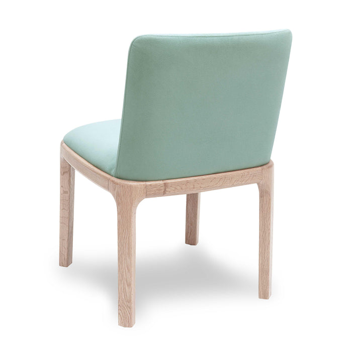 Rebecca Light Blue Performance Velvet Dining Chair - Home And Beyond