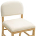 Calla Cream Performance Velvet Dining Chair - Home And Beyond