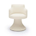 Jeffree Cream Performance Boucle Swivel Dining Chair - Home And Beyond