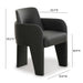 Leo Black Performance Vegan Leather Dining Chair - Home And Beyond