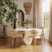 Zinea Cream Performance Textured Velvet Dining Chair - Home And Beyond