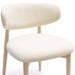Zinea Cream Performance Textured Velvet Dining Chair - Home And Beyond