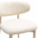 Zinea Cream Performance Textured Velvet Counter Stool - Home And Beyond