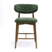 Zinea Forest Green Performance Textured Velvet Counter Stool - Home And Beyond