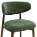 Zinea Forest Green Performance Textured Velvet Counter Stool - Home And Beyond