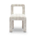 Hazel Cream Patterned Jacquard Dining Chair - Home And Beyond