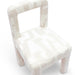 Hazel Cream Patterned Jacquard Dining Chair - Home And Beyond