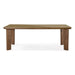 Oani Walnut and Glass Long Dining Table - Home And Beyond