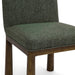 Tiara Forest Green Performance Basketweave Fabric Dining Chair - Home And Beyond