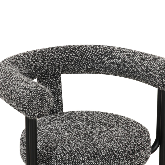 Synn Black Performance Boucle Dining Chair - Home And Beyond