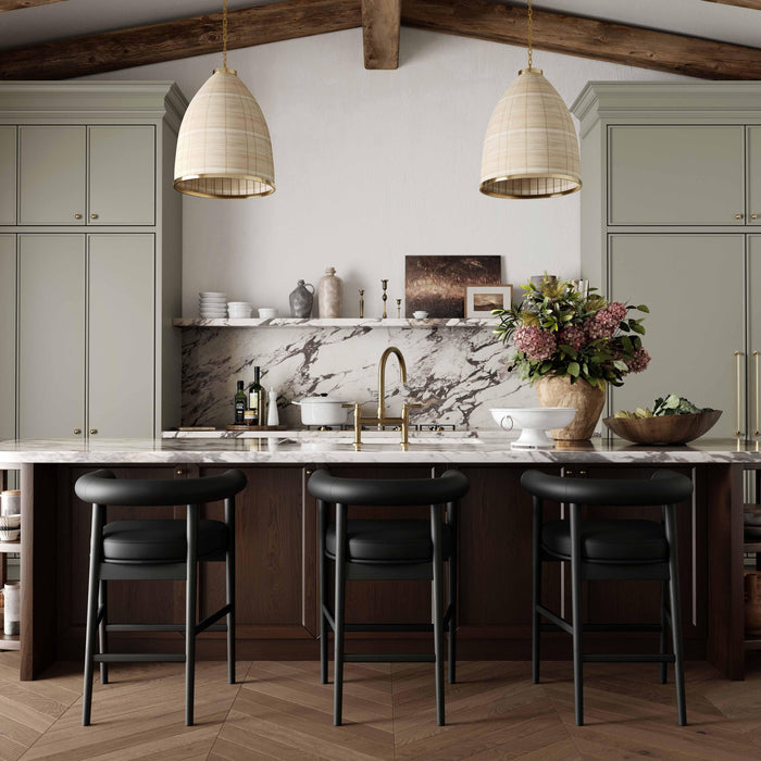 Spara Performance Vegan Leather Counter Stool - Home And Beyond