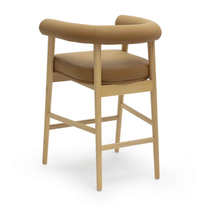 Spara Performance Vegan Leather Counter Stool - Home And Beyond