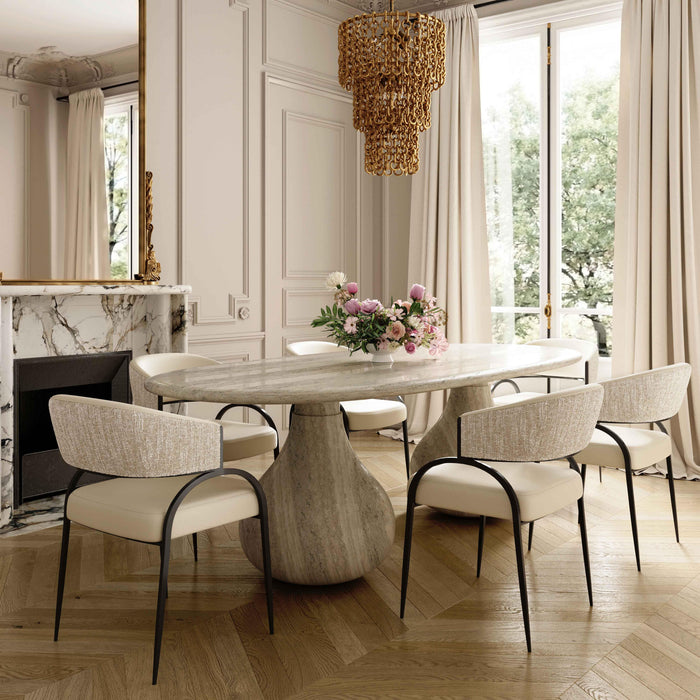 Tatum 2-Tone Performance Vegan Leather Dining Chair - Home And Beyond